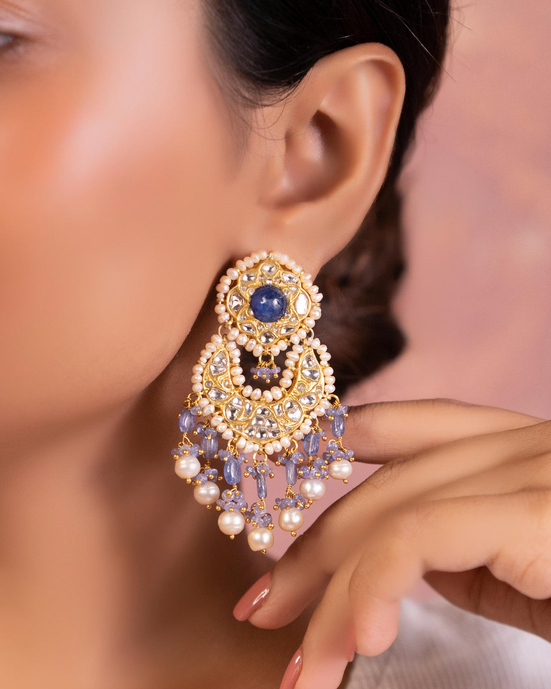 Mala Polki Chandbalis