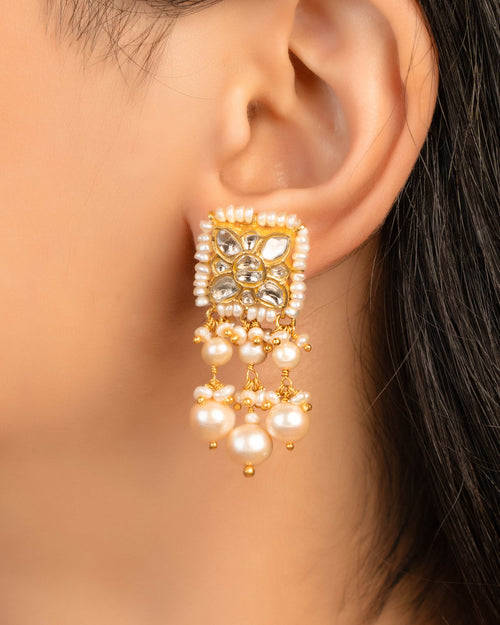 Jasmine Choker And Meerab Tops Polki Set