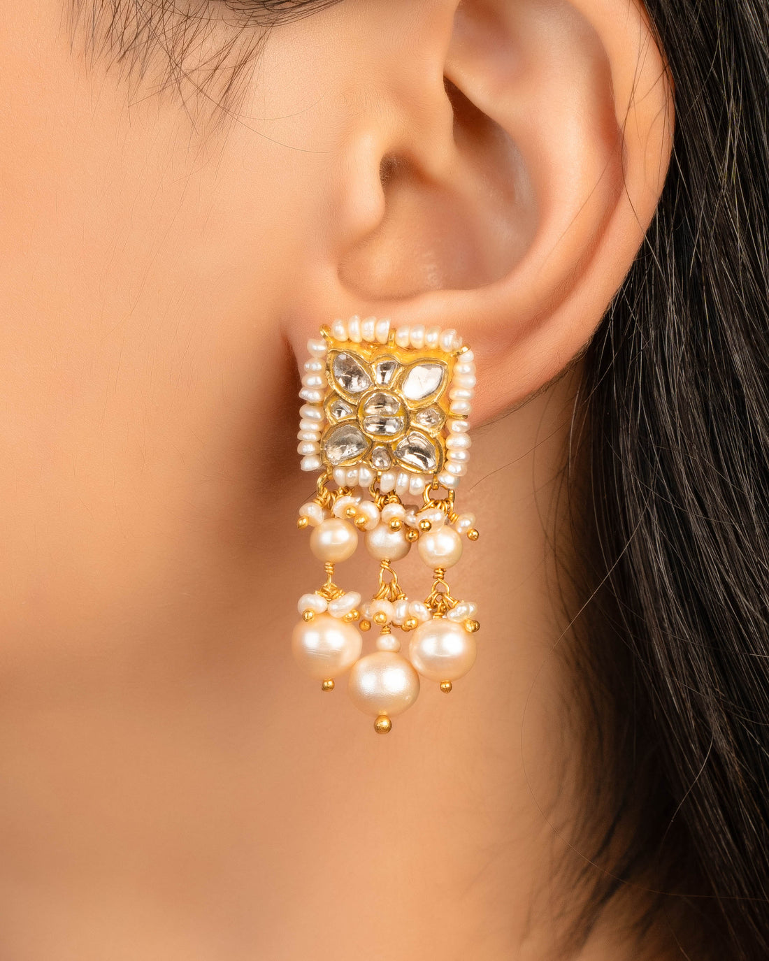 Jasmine Choker And Meerab Tops Polki Set