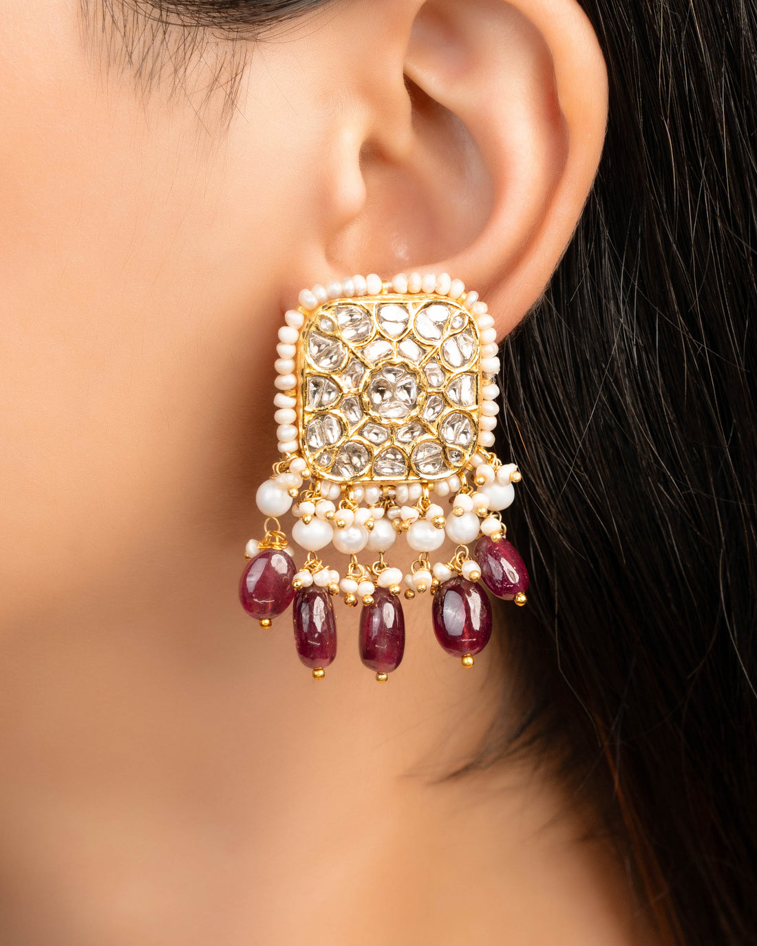 Sonali Choker And Soniya Tops Polki Set