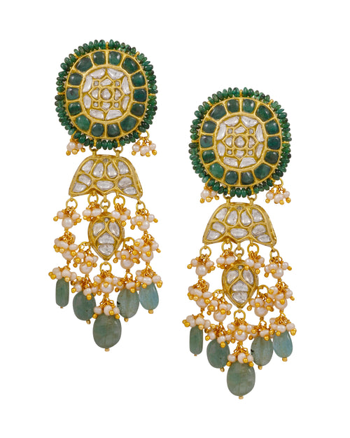 Riya Choker and Sufi Earrings Polki Set