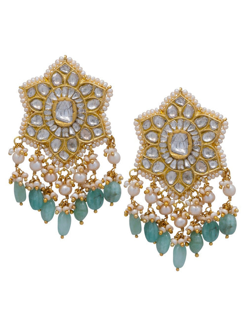 Doja Bead Choker and Irinel Tops Polki Set