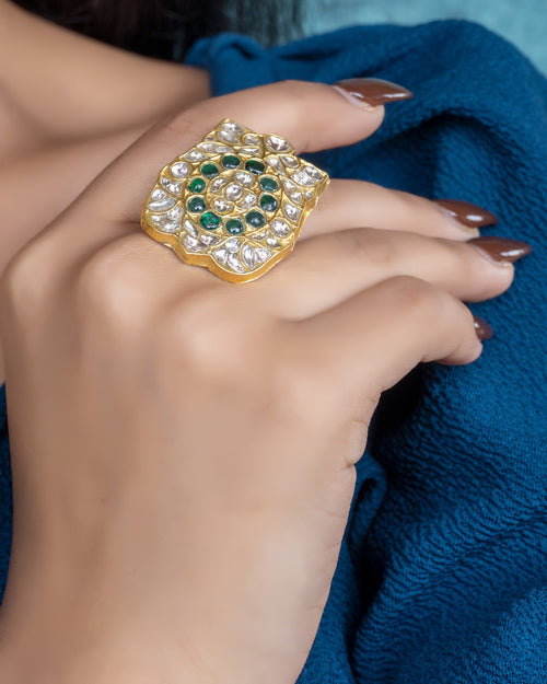 Siksha Polki Ring