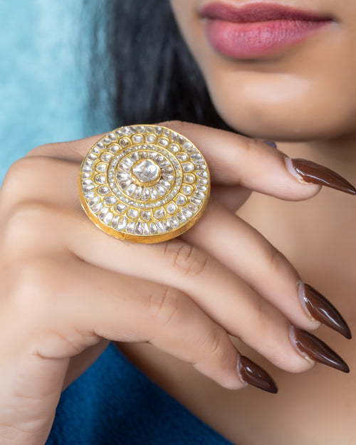 Kanchana Polki Ring