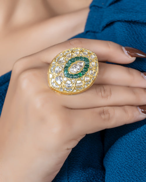 Beena Polki Ring