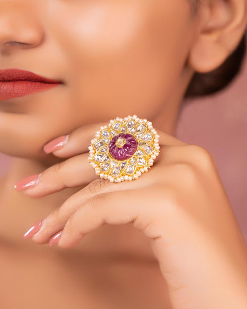 Jasmine Polki Ring