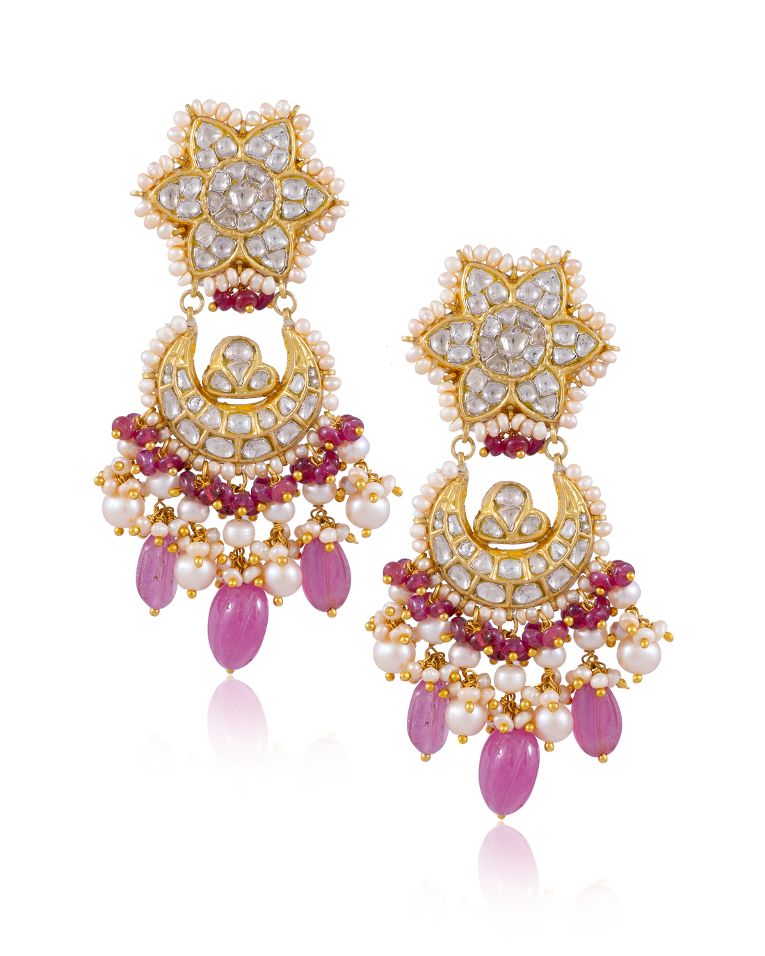 Shenandoah Necklace And Wendy Chandbalis Polki Set