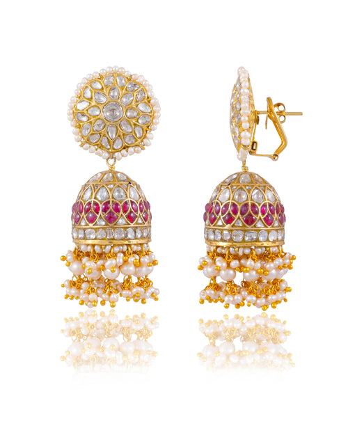 Kekashah Polki Jhumkas