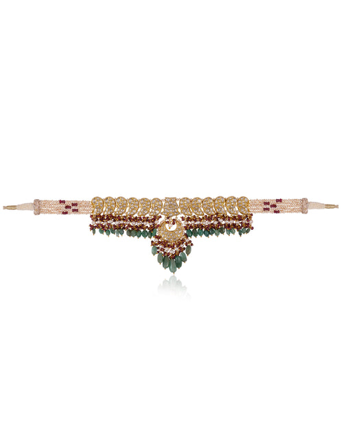 Tanya Choker And Haley Chandbalis Polki Set