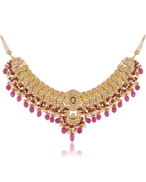 Shenandoah Necklace And Wendy Chandbalis Polki Set