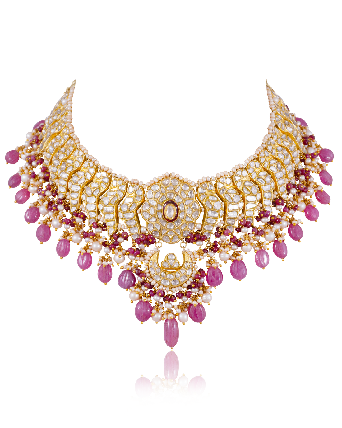 Shenandoah Necklace And Wendy Chandbalis Polki Set