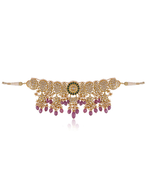 Anupa Choker And Suman Chandbalis Polki Set