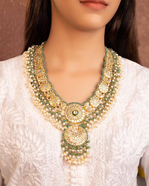 Anisha Polki Long Necklace