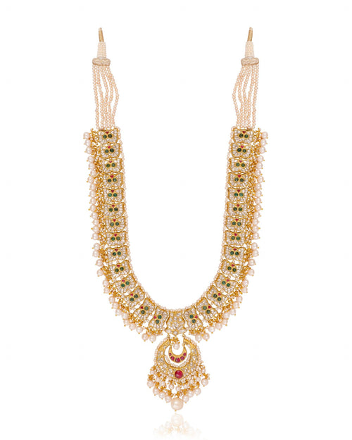Sadiya Polki Long Necklace