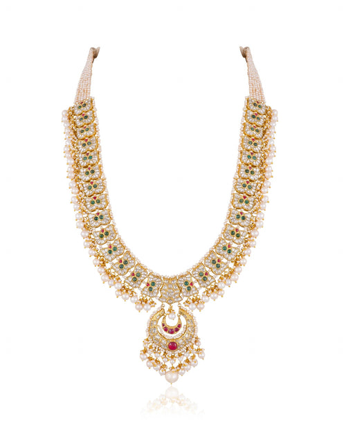 Sadiya Polki Long Necklace