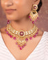 Shehnaz Necklace And Sonam Chandbalis Polki Set