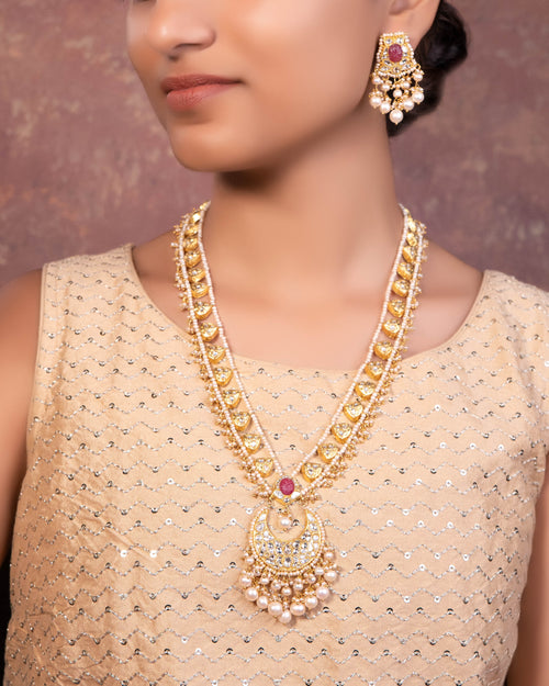 Rasika Polki Long Necklace