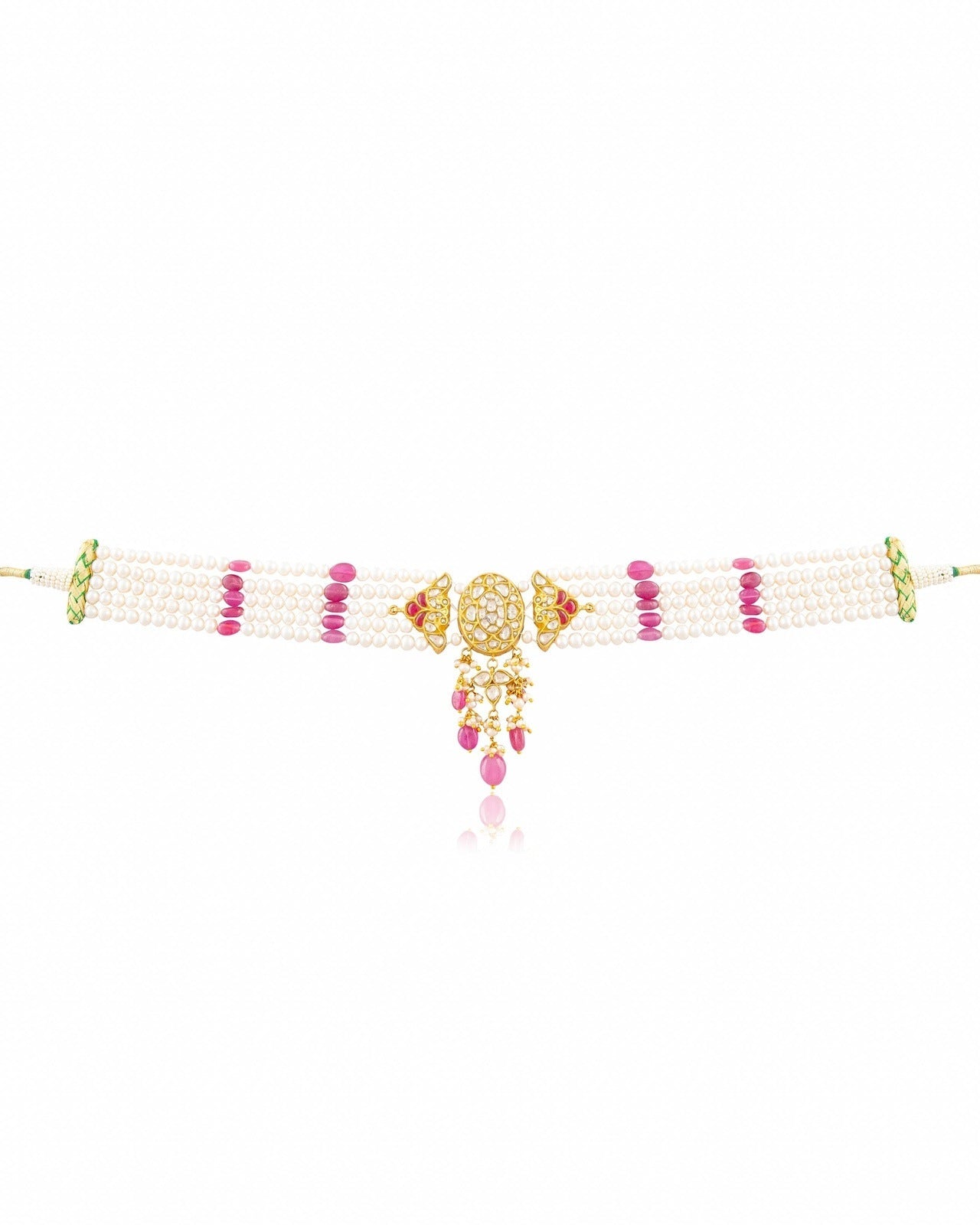 Lavanya Polki Bead Choker