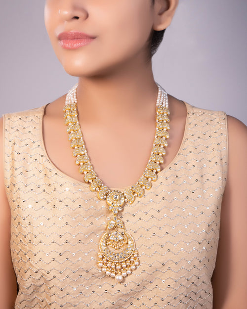 Yukta Polki Long Necklace