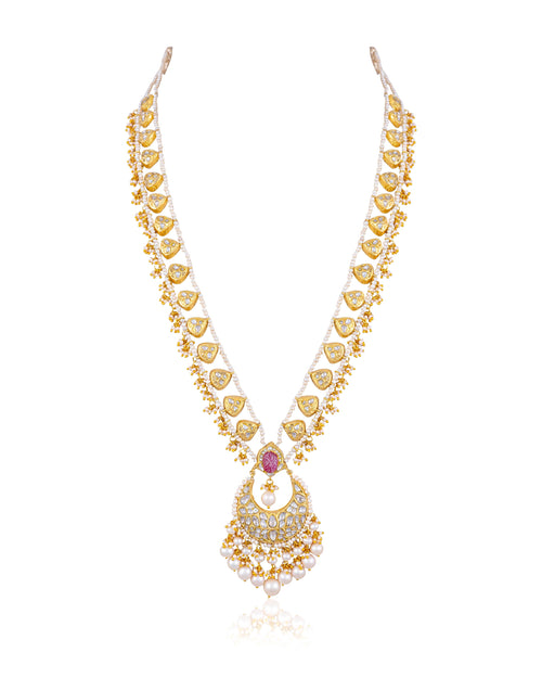 Vinaya Polki Long Necklace