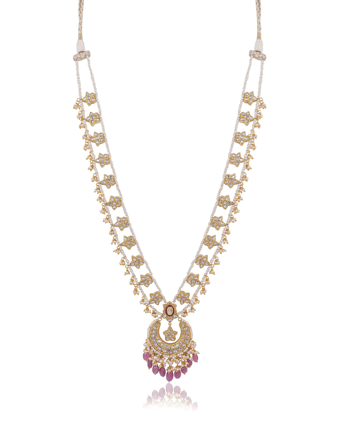 Hira Polki Long Necklace