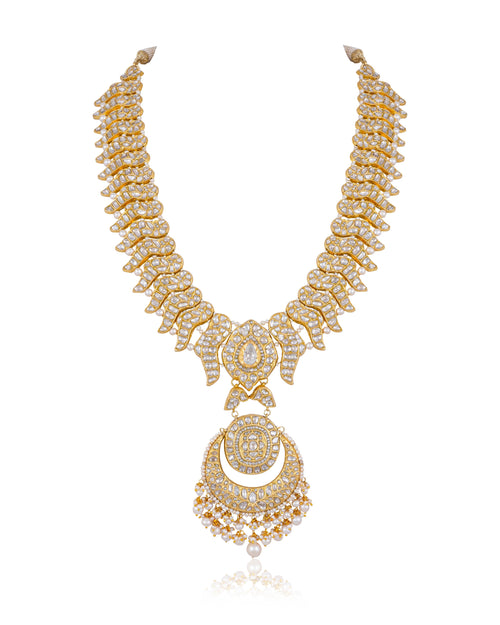 Sarojni Polki Long Necklace