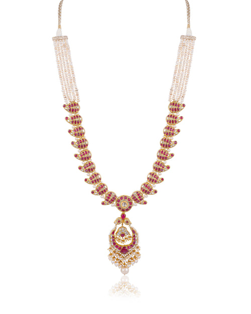 Jamila Polki Long Necklace