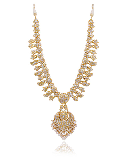 Riva Polki Long Necklace
