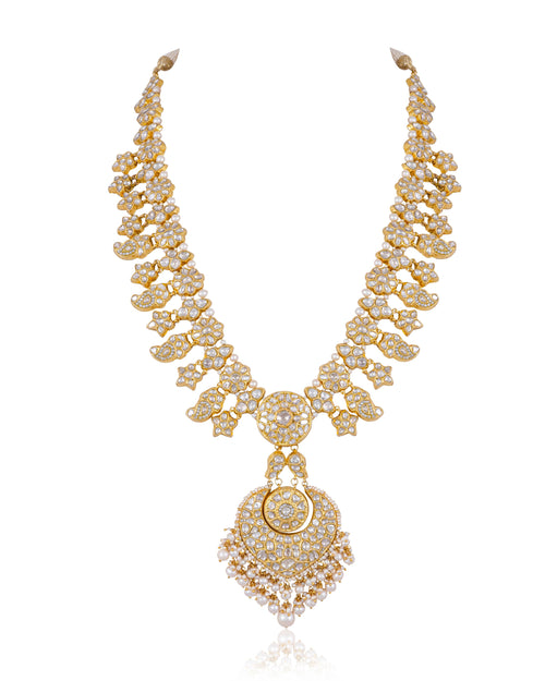 Riva Polki Long Necklace