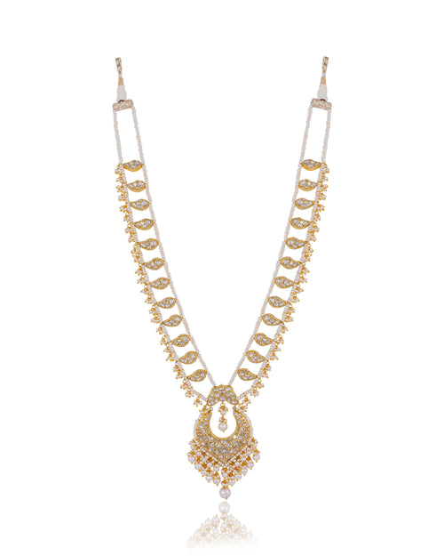 Hanshini Polki Long Necklace - NO ORDERS