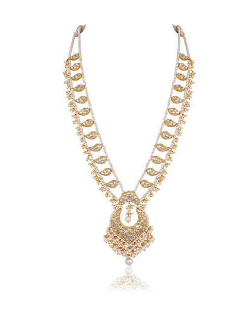 Hanshini Polki Long Necklace - NO ORDERS