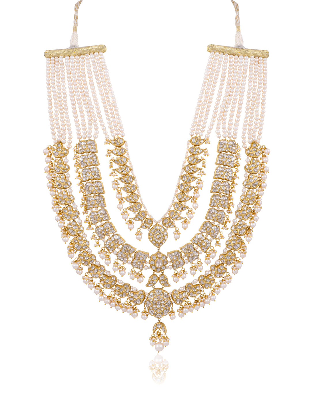 Naisha Polki Long Necklace - NO ORDERS
