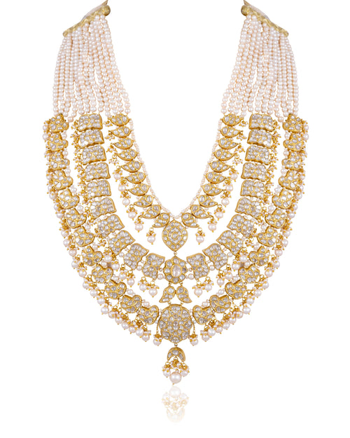 Naisha Polki Long Necklace - NO ORDERS