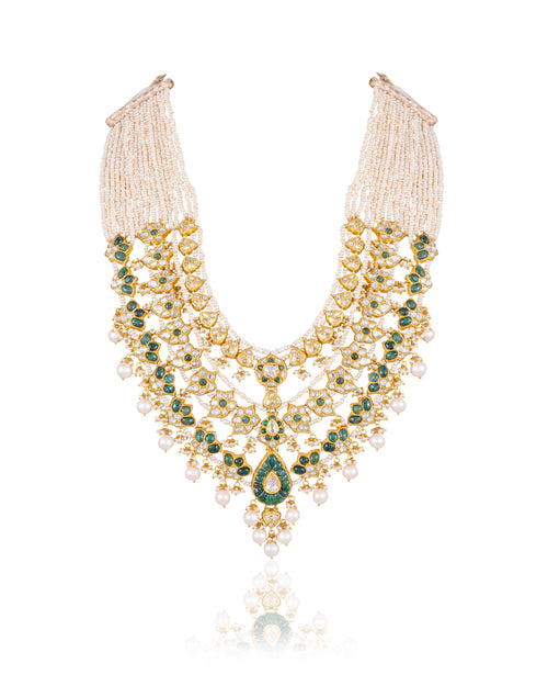 Samrudhi Polki Long Necklace - NO ORDERS