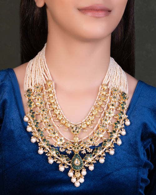 Samrudhi Polki Long Necklace - NO ORDERS