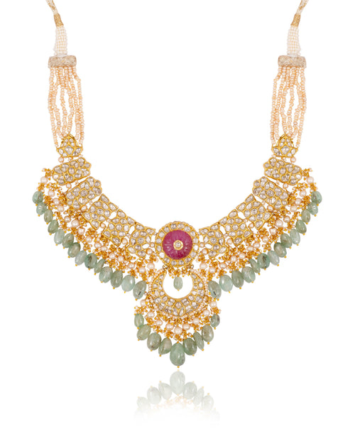 Jyoti Choker And Amishi Chandbalis Polki Set