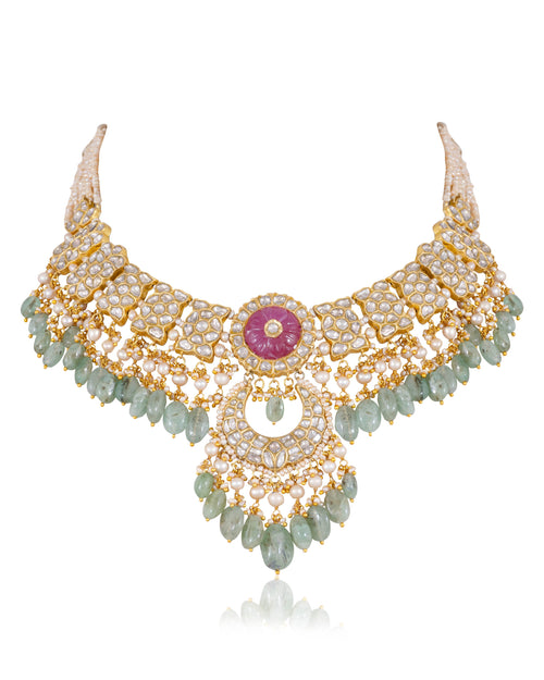 Jyoti Choker And Amishi Chandbalis Polki Set
