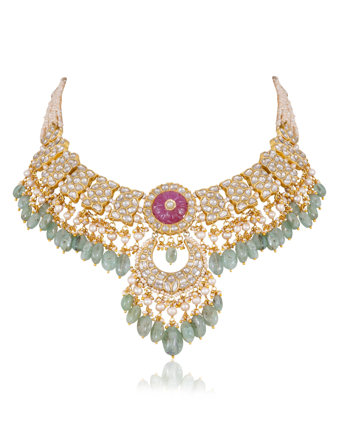 Jyoti Choker And Amishi Chandbalis Polki Set