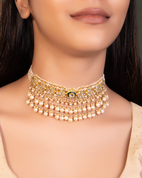 Diya Polki Choker