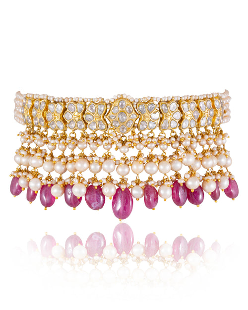 Kinjal Polki Choker