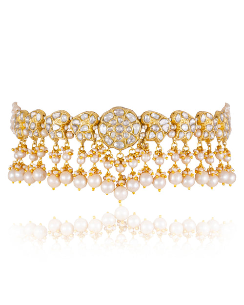 Claire Choker And Bhuvika Tops Polki Set