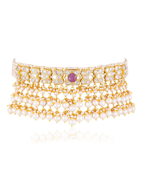 Sandya Polki Choker
