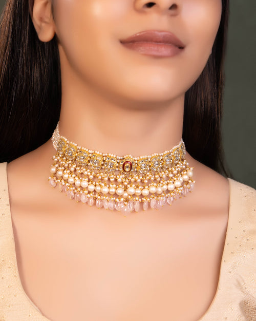Brushra Polki Choker