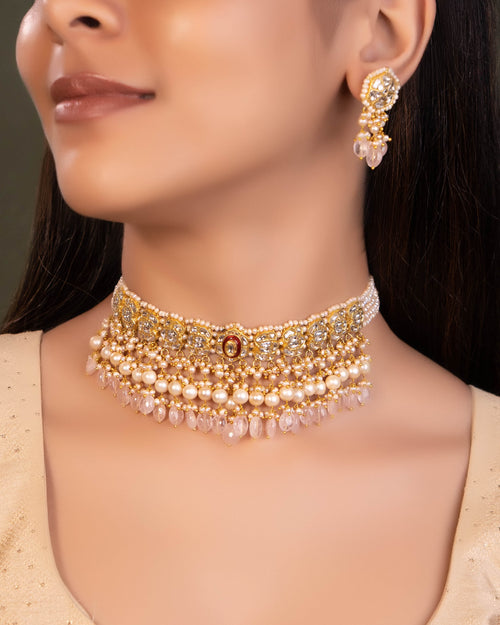 Brushra Polki Choker