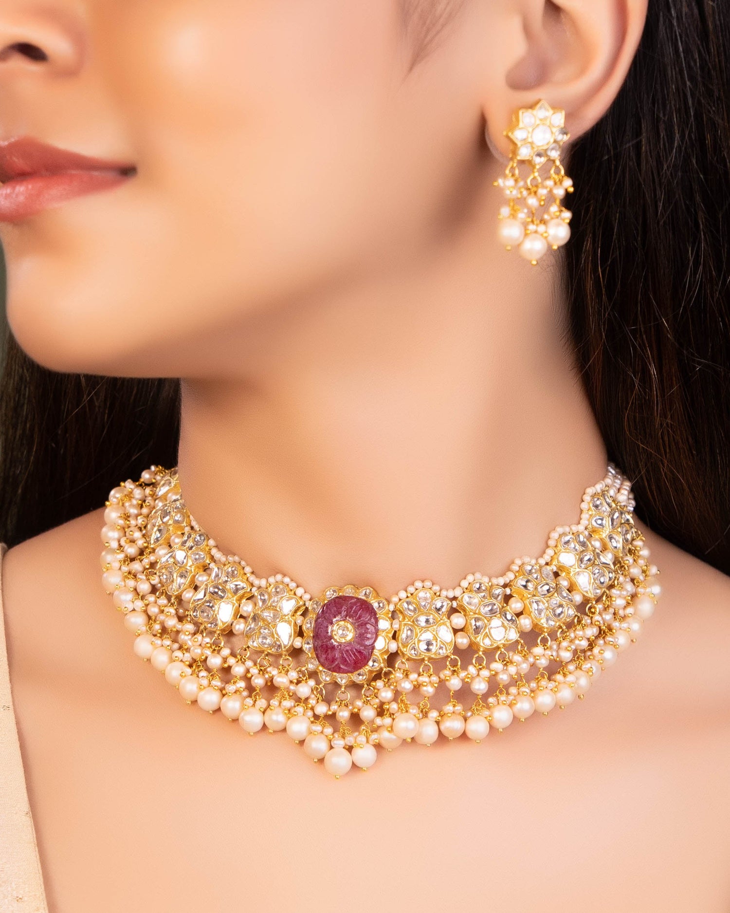 Dhruva Polki Necklace