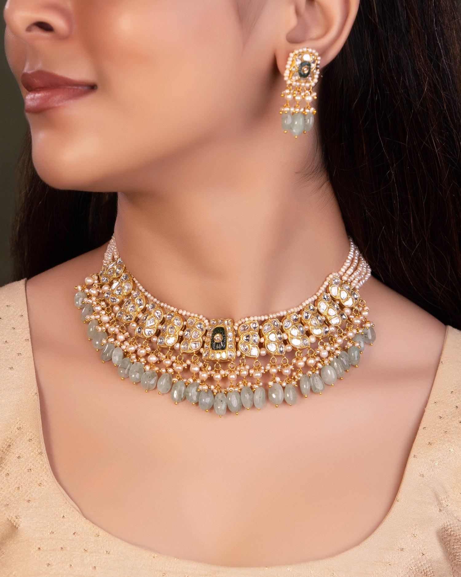 Nazmeen Polki Necklace