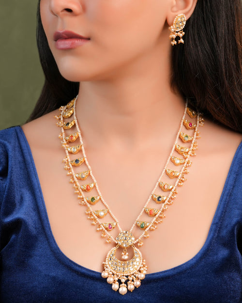Yami Polki Long Necklace