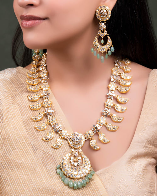 Reyanshi Polki Long Necklace