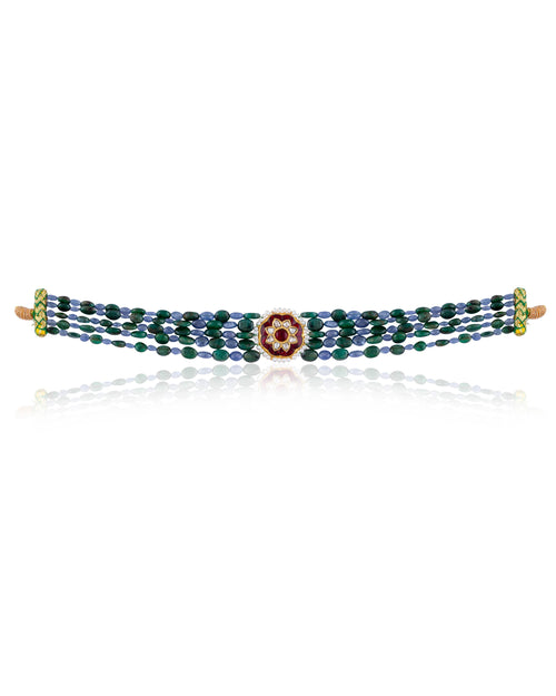 Kaivailya Polki Bead Choker