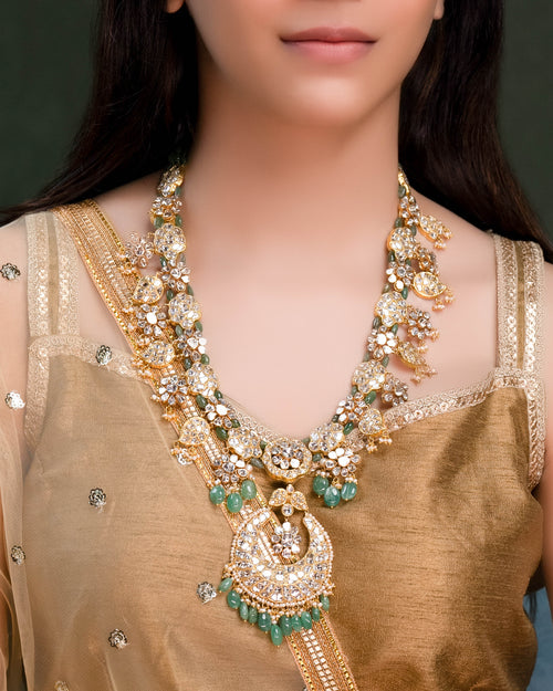 Adhira Polki Long Necklace